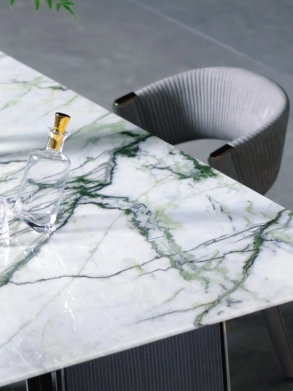 Calacatta Verde Marble tabletops